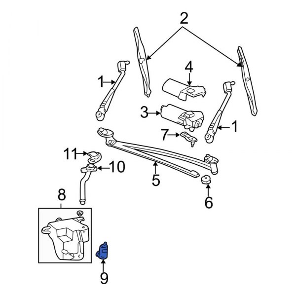 Windshield Washer Pump