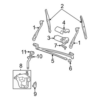 Ford OE - Windshield - Wiper & Washer Components