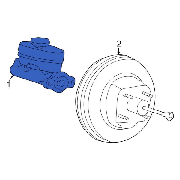 Ford OE 1C2Z2140BB Brake Master Cylinder