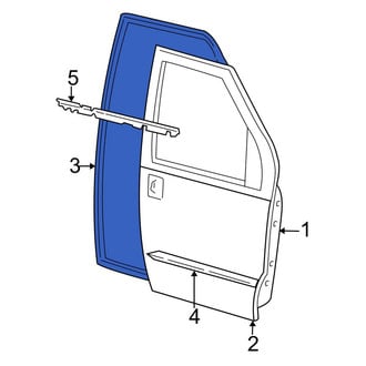 Ford OE - Front Left Inner Door Seal