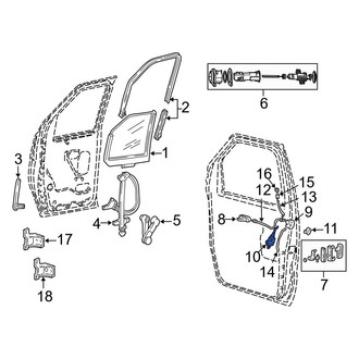 Ford OE - Front Door Lock Actuator Motor