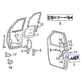 Ford OE - Front Left Outer Exterior Door Handle