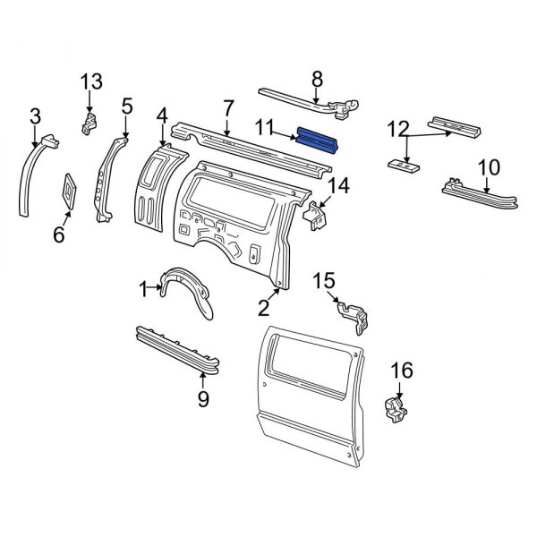 Sliding Door Track Bracket