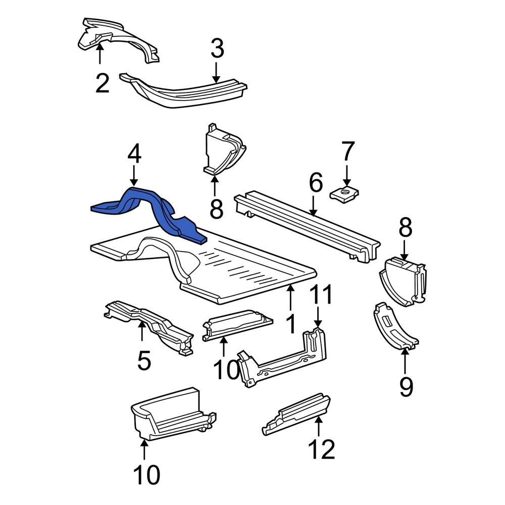 ford-oe-f2uz1511241a-left-floor-pan-reinforcement