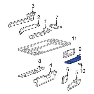 Ford OE - Right Floor Extension