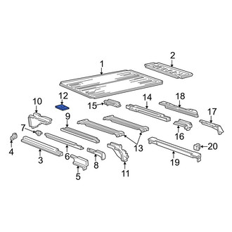 Ford OE - Lower Floor Extension Bracket