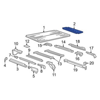 Ford OE - Right Floor Extension