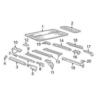Ford OE - Rear Body & Floor - Rear Floor & Rails (Rear Floor)