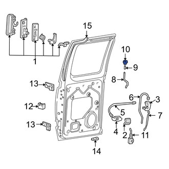 Ford OE - Door Lock Knob Bezel