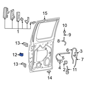 Ford OE - Rear Door Check Bracket