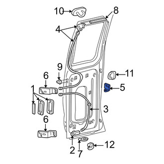 Ford OE - Rear Door Check Bracket
