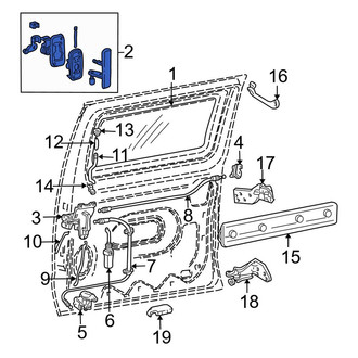 Ford OE - Outer Sliding Door Handle