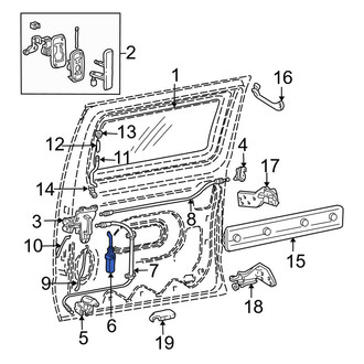 Ford OE - Front Door Lock Actuator Motor