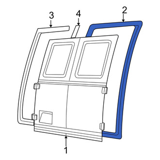 Ford OE - Rear Right Door Seal