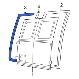 Ford OE - Rear Left Door Seal