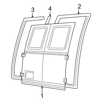 Ford OE - Back Door - Door & Components