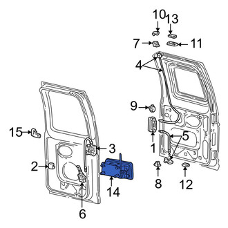 Ford OE - Rear License Plate Light Panel