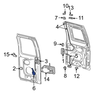 Ford OE - Front Door Lock Actuator Motor