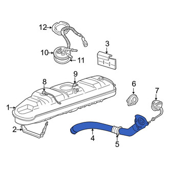Ford OE - Fuel Tank Filler Neck