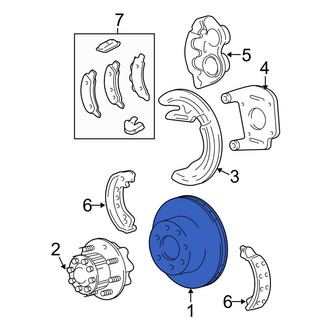 Ford OE - Rear Disc Brake Rotor