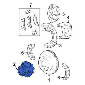 Ford OE - Rear Wheel Hub