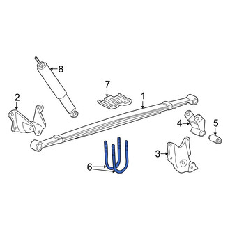 Ford OE - Leaf Spring Bolt