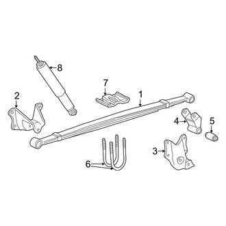 Ford OE - Rear Suspension - Suspension Components
