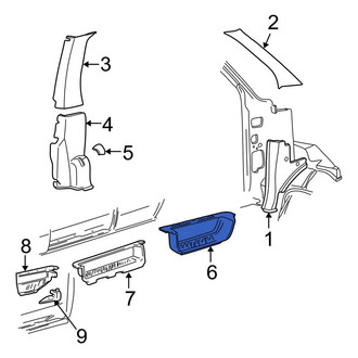 Ford OE - Left Door Sill Plate