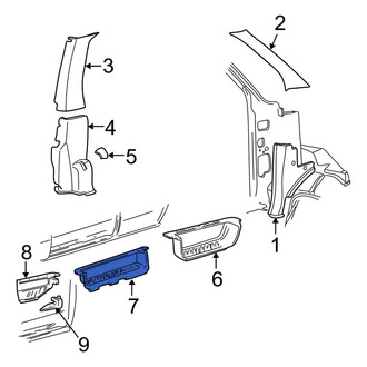 Ford OE - Door Sill Plate