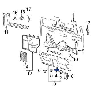 Ford OE - Rear Interior Quarter Panel Cup Holder