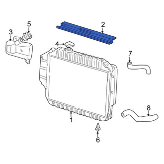 Ford OE - Right Upper Radiator Mount Bracket