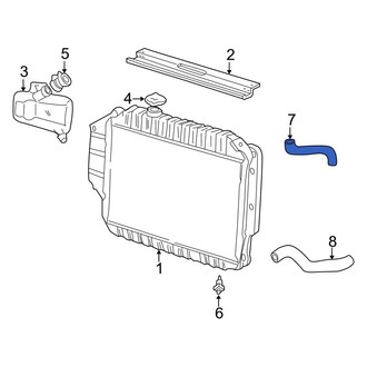 Ford OE - Upper Radiator Coolant Hose