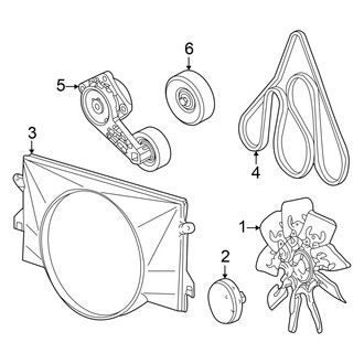 Ford OE - Cooling - Belts & Pulleys