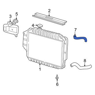 Ford OE - Upper Radiator Coolant Hose