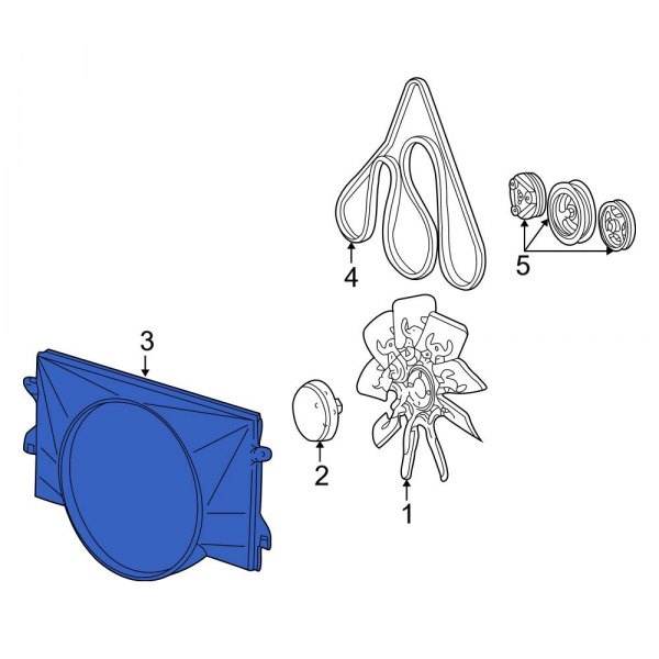 Engine Cooling Fan Shroud