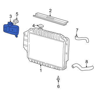 Ford OE - Engine Coolant Reservoir
