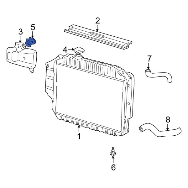 Engine Coolant Reservoir Cap