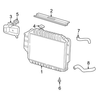 Ford OE - Cooling - Radiator & Components (Base 6.0L)