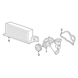 Ford OE - Cooling - Water Pump (7.3L)