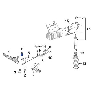 Ford OE - Front Beam Axle Damper