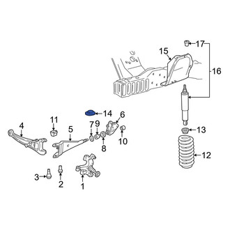 Ford OE - Lower Coil Spring Insulator