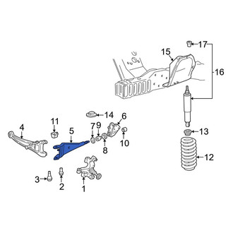 Ford OE - Front Right Radius Arm