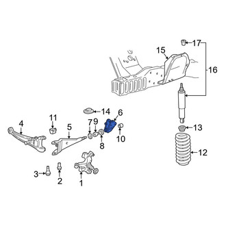 Ford OE - Left Radius Arm Bracket