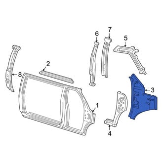 Ford OE - Right Cowl Side Panel