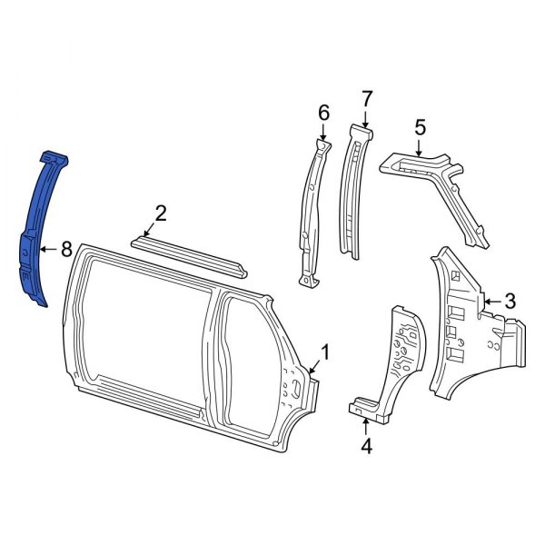 Body C-Pillar Reinforcement