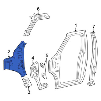 Ford OE - Left Cowl Side Panel