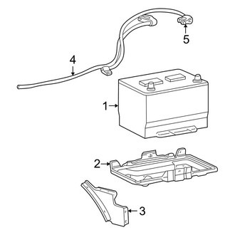 Ford OE - Electrical - Battery (4.9L)