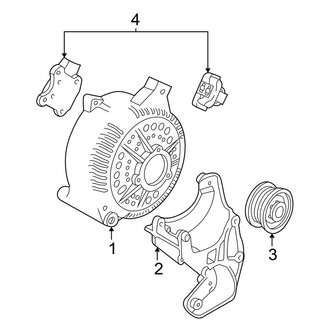 Ford OE - Electrical - Alternator