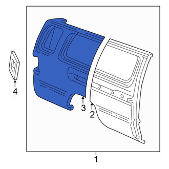 Ford OE - Right Quarter Panel