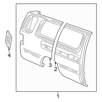 Ford OE - Right Quarter Panel